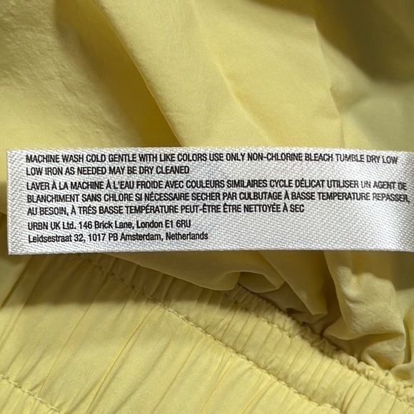 NWT Daily Practice by Anthropologie Aerial Parachute Pants in Yellow - Picture 11 of 14